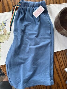 NWT Tommy Bahama Moonlight Blue French Terry Jam Shorts Medium